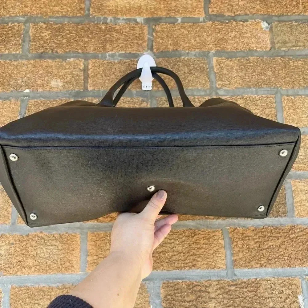 Genuine Furla Appaloosa Leather Handbag Tote - Picture 3 of 13